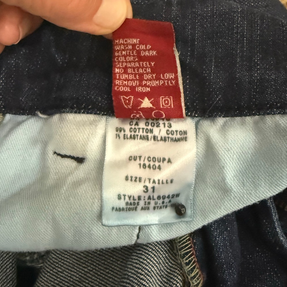 Allen Schwartz Premium Denim Trouser Jeans Euc — image 6 of 8